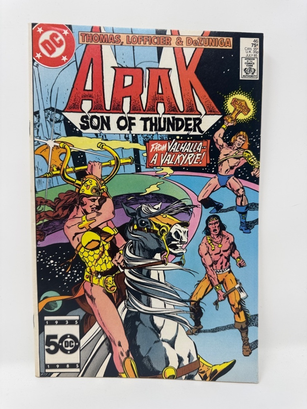 DC Arak Son of Thunder Comic Book July  1985 amazing heroes